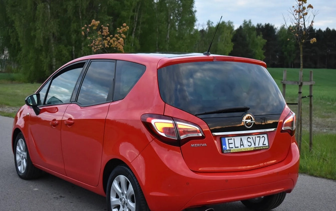 Opel Meriva cena 34900 przebieg: 149000, rok produkcji 2014 z Łask małe 781